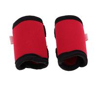 Whtkoph Ensemble de 2 Pièces pour Soutenir L'articulation de La Hanche du Chien : Sangles pour Les Pattes et Genouillères Auto-adhésives, Fabriqué à Parti, Rouge, S