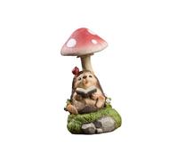 Whtkoph Figurine D'animal à énergie Solaire, Veilleuse Animal Solaire électronique, Idée de Bricolage, Décoration Originale, Figurine D'animal à, Hérisson