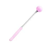 Whtkoph Golf Ball Massager Outil de Massage Complet Marteau de Massage Exercice Détente Musculaire Poignée à Ressort Maniable Matériau Souple Adapté à La Mais, Rose