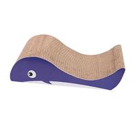 Whtkoph Griffoir pour Chat en Carton, Support Réversible en Papier Ondulé, Idéal pour Protéger Vos Meubles et Favoriser Le Repos de Votre Chat, Baleine