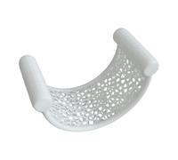 Whtkoph Hamac Flottant pour Betta, Plateforme de Repos Flottante, Cachette Décorative Creuse, Décoration D'aquarium pour Bassin et Maison, Cachette pour P, Blanc