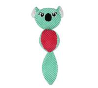 Whtkoph Jouet Interactif Chien à Mordiller Peluche Souple Siffleur Forme Animal Corduroy Résistant Convient Dressage Complicités Animaux, Bleu