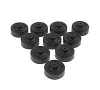 Whtkoph Kit de 10 Accessoires pour Pompes à Poissons, Pompe à Oxygène, Pièces de Rechange pour Membranes (à Monter Soi-même), Noir, 4 Tailles, 1