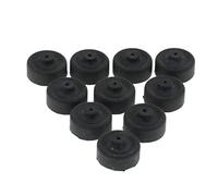 Whtkoph Kit de 10 Accessoires pour Pompes à Poissons, Pompe à Oxygène, Pièces de Rechange pour Membranes (à Monter Soi-même), Noir, 4 Tailles, 3