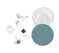 Whtkoph l'eau pour Chat Circule Silencieusement, Trois Modes de Consommation pour Chatons, Fournitures pour Animaux de Compagnie, Chiens, Vo, Vert