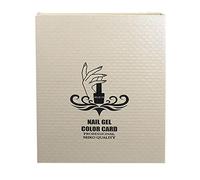 Whtkoph Livre Présentoir Couleurs Ongles Carte Échantillons Plateau Nuancier Support Organisation Professionnelle Fonction Adapté Salons Manucure Pédi, Champagne