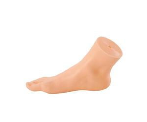 Whtkoph Mannequin de Pied Présentoir Bas Chaussure Bracelet Cheville Structure PVC Finition Douce Détail Soigné pour Commerçant Vitrine Photographie Décoratio, Pied droit féminin