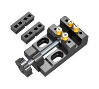 Whtkoph Mini Perceuse D'établi, Mini Serre-joint Plat, Facile à Installer, étau de Table Pratique, Serre-joint pour Travaux Manuels, Sculpture et Autres, Étau avec bloc de serrage