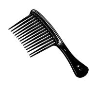 Whtkoph Peigne Large Démêloir Cheveux Longs Brosse de Coiffage Manche Grand Léger Surface Lisse Facile à Adapté pour Salon Domicile Utilisation, noir