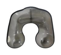 Whtkoph Plateau de Cou pour Coiffure Bac pour Produits Capillaires Repose-nuque et Support D'Épaule Anti-gouttes Adapté pour La Teinture et La Permanent, Gris