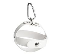 Whtkoph Porte-Balle pour Chien Attache Laisse Transporteur de Jouet Boule Carabine PU Léger Pratique Adapté Aux Balades Jeux Extérieurs Parc, Blanc