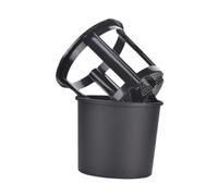 Whtkoph Pot de Culture pour Pommes de Terre, Double Couche avec Trous de Drainage, Idéal pour Balcon, Rond Noir