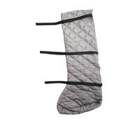 Whtkoph Protège-jambe pour Plâtre Conçu En Tissu Polaire Doux Chaussette Protectrice Épaisse pour Plâtre Manchon Thermique Coupe-vent Recouvre-chaussure Lavab, Gris Long