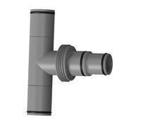 Whtkoph Raccord de Tuyau Piscine Adaptateur Tuyau Filtration Remplacement Installation Facile Étanchéité Matériau PP Convient Entretien Piscine Jardin Été 3, 1.5 Pouces to 2X 1.25 Pouces