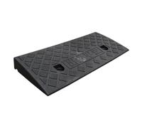 Whtkoph Rampe de Portable pour Voitures, et Scooters, En Polypropylène (PP), Installation Facile, Idéale pour L'entrée de Votre Maison, Noire, Noir 50cmx22cmx5cm
