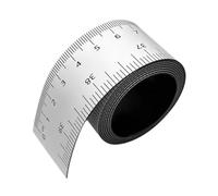 Whtkoph Règle Flexible de 39,37 Pouces, Cadre, Bande de Bordure et échelles Métriques, Polyvalente et Portable pour Les Clôtures Déchirables, Blanc