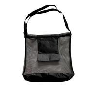 Whtkoph Sac de Champignon Compact Pliable Bandoulière Ergonomique Réglable Maille Aérée Ouverture Visuelle Pratique Adapté à Sauvage Bal, Noir