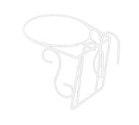 Whtkoph Support de Jardinière à Fixer sur Une Rambarde, pour Petites Plantes, Présentoir pour Jardin et Maison, Style J