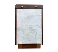 Whtkoph Tableau Présentoir Ongles Bois Porte Vernis Faux Support Échantillons Polyvalent Utilisable dans Salon de Beauté École de Manucure Mais, Blanc, S