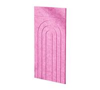 Whtkoph Tapis Griffoir Mural Multifonction pour Chat, en Feutre, Autocollant, Vertical, pour Sol, Canapé, Rose Rouge