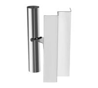 Whtkoph Truelle D'angle Ergonomique avec Manche En Acier Inoxydable, Outil de Finition pour Angles de Cloisons Sèches, Idéal pour Les Projets de Bricolage, W Shape 10x5.6cm