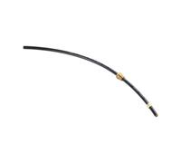 Whtkoph Tuyau En Nylon de 30 Cm avec Virole, Inserts et écrous. Tube Robuste pour Compresseur D'air.