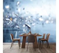 WHUOEUCO Papier Peint Panoramique 3D Technologie Diamant 350x256 cm Papier Peint Mural Poster Intissé, pour Chambre Salon Restaurant Personnalisé Décoration Murale