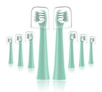 Whuppsi Lot de 8 têtes de brosse à dents électriques Colgate pour brosse à | Pour les poignées Hum 360 et totales, poils doux, ultra fins, poils DuPont arrondis, emballés individuellement et emballés