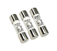 WHVAVFQI 1PC 500V 10 * 38MM 2A 4A 6A 10A 12A 16A 25A 32A DC PV fusible Solaire alliages métalliques for la Protection du système d'énergie Solaire 10x38mm(25A)