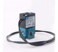 WHVAVFQI Électrovanne Haute fréquence 1/8 Pouces DC24V 12.7W 35A, Distributeur de marquage, Machine de Distribution(Valve with Joint 4mm)