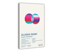 WHWRHQ Cesare Cremonini Affiche d'art pour album de musique Alaska Baby Couverture de la liste des suivies Cadeau pour les fans Décoration de chambre à coucher Paysage 50 x 75 cm
