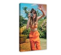 WHWRHQ Exclusive Art Poster 2 Portrait de l'actrice Comely Daisy Edgar Jones sur toile Décoration murale pour salon, chambre à coucher 40 x 60 cm