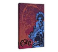 WHWRHQ Exclusive Art Poster sur toile avec portrait vintage classique du groupe de rock The Cure - Décoration murale pour salon, chambre à coucher - 20 x 30 cm