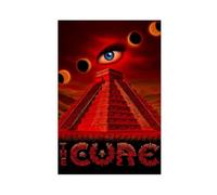 WHWRHQ Exclusive Art Poster sur toile avec portrait vintage classique du groupe de rock The Cure, décoration murale pour salon, chambre à coucher (60 x 90 cm)