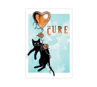 WHWRHQ Exclusive Art Poster vintage classique du groupe de rock The Cure 6 sur toile pour décoration murale de salon, chambre à coucher 40 x 60 cm