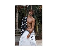 WHWRHQ Impression sur toile exclusive de Marlon Teixeira, modèle masculin, portrait esthétique, poster à 3, décoration murale pour salon, chambre à coucher (20 x 30 cm)
