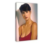 WHWRHQ Poster sur toile représentant l'actrice légendaire Demi Moore - Décoration pour chambre à coucher, bureau, chambre - Cadeau - 50 x 75 cm