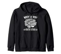 Why A V8 Because 2 Liter is A Softdrink Not an Engine Car Sweat à Capuche