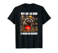 Why Am I So Good At Bad Decisions Funny Raton Laveur Trash Pandas T-Shirt