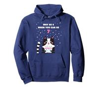 Why Be 6 When You Can Be 7 - Girls Birthday Cartoon Cat Sweat à Capuche
