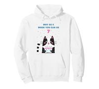Why Be 6 When You Can Be 7 - Girls Birthday Cartoon Cat Sweat à Capuche