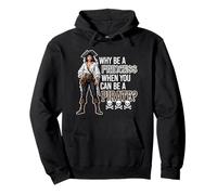 Why Be A Princess When You Can Be A Pirate ? Skulls Bones Sweat à Capuche
