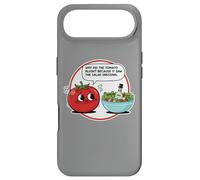 Why Did The Tomato Blush Saw Salade Dressing Funny Dad Joke Coque pour iPhone Air