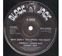 WHY DON'T YOU SPEND THE NIGHT 12" SINGLE UK BLACK JACK 1981 2 TRACK B/W LET ME LOVE YOU TONIGHT (BJD4509)