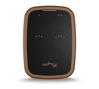 WHY EVO NOA Wild Tobacco Radio Commande Multifréquence de 280 à 868 MHz Ouvre-porte Rolling Code fixe auto-apprentissage 4 en 1 Télécommande Garage Portail programmable Ergonomique Longue Portée