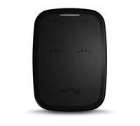 WHY EVO - Télécommande à 4 boutons universelle WHY EVO NOA Bleu ciel - Multi-marques - 433/868 MHz - Code Fixe & Rolling Code + 1 Goodies DOMOBIP (Noir Réglisse - 4791018)