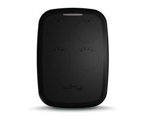 WHY EVO - Télécommande à 4 boutons universelle WHY EVO NOA Bleu ciel - Multi-marques - 433/868 MHz - Code Fixe & Rolling Code + 1 Goodies DOMOBIP (Noir Réglisse - 4791018)