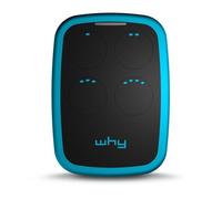 WHY EVO - Télécommande à 4 boutons universelle WHY EVO NOA Bleu ciel - Réf : 4791019 - Multi-marques - 433/868 MHz - Code Fixe & Rolling Code + 1 Goodies DOMOBIP