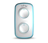WHY EVO - Télécommande à 4 boutons universelle WHY EVO NOA MINI Pure Emeraude - Réf : 4791048 - Multi-marques - 433/868 MHz - Code Fixe & Rolling Code + 1 Goodies DOMOBIP