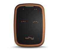 WHY EVO - Télécommande à 4 boutons universelle WHY EVO NOA Tabac Sauvage - Réf : 4791016 - Multi-marques - 433/868 MHz - Code Fixe & Rolling Code + 1 Goodies DOMOBIP